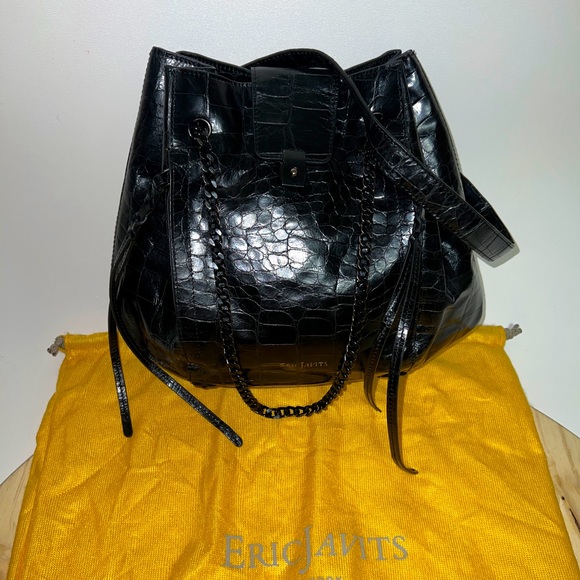 Eric Javits leather bag! - Picture 7 of 13